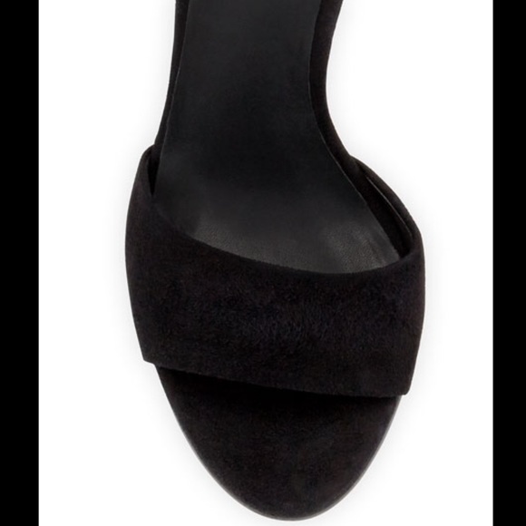 Vince Black Suede Gita Heeled Sandals US 7/ 37.5 - Picture 3 of 12